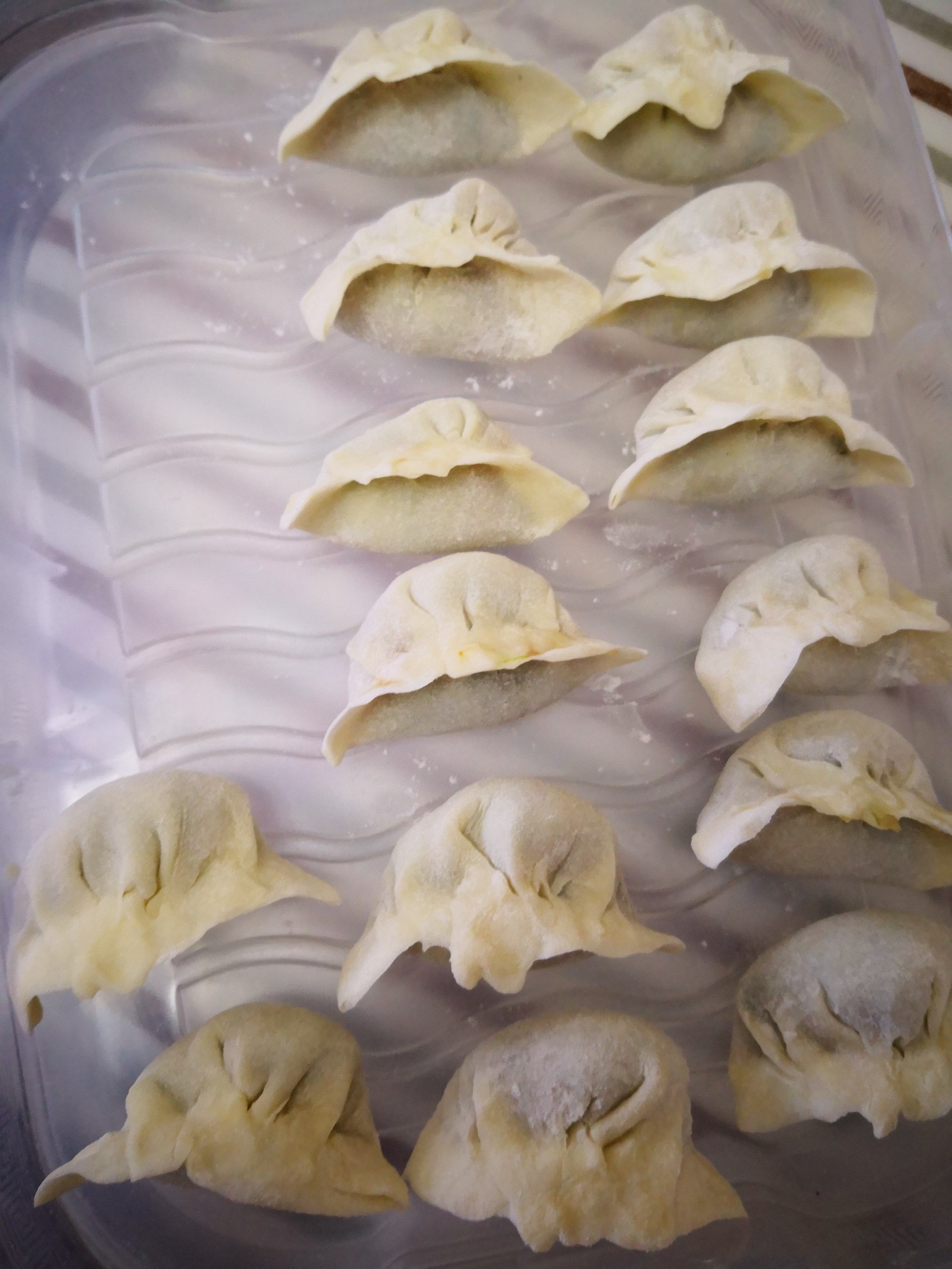 Rape Steamed Dumplings recipe