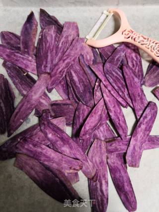 Roasted Purple Potato Chips recipe