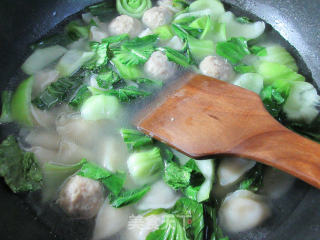 Meatballs and Vegetables Mi Mi Dumplings recipe