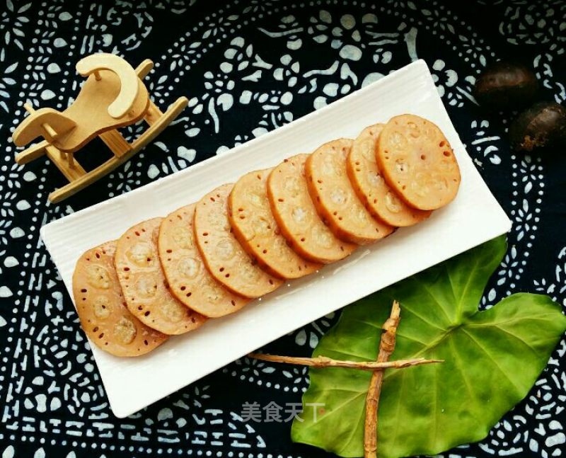 Snow Honey Brown Sugar Glutinous Rice Lotus Root recipe