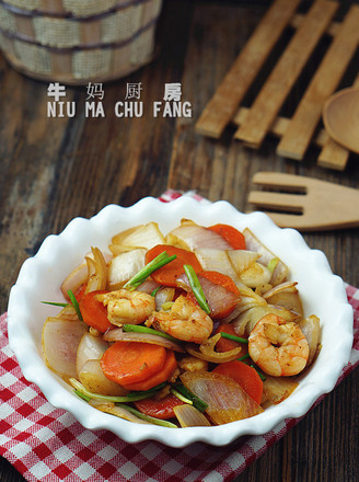 Carrots and Shrimp Stir-fry recipe