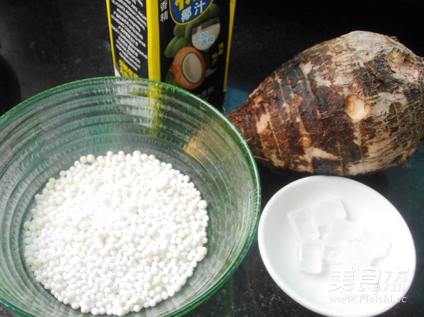 Coconut Milk Taro Sago recipe