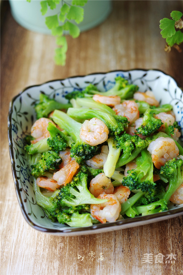 Stir-fried Shrimp with Broccoli recipe