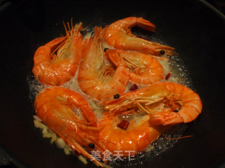 Dried Prawns with Ginger and Garlic recipe