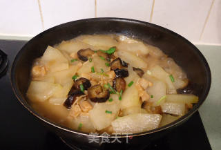 Braised Winter Melon with Sea Cucumber and Scallops recipe