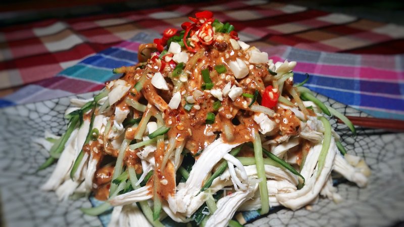 Weird Spicy Shredded Chicken recipe