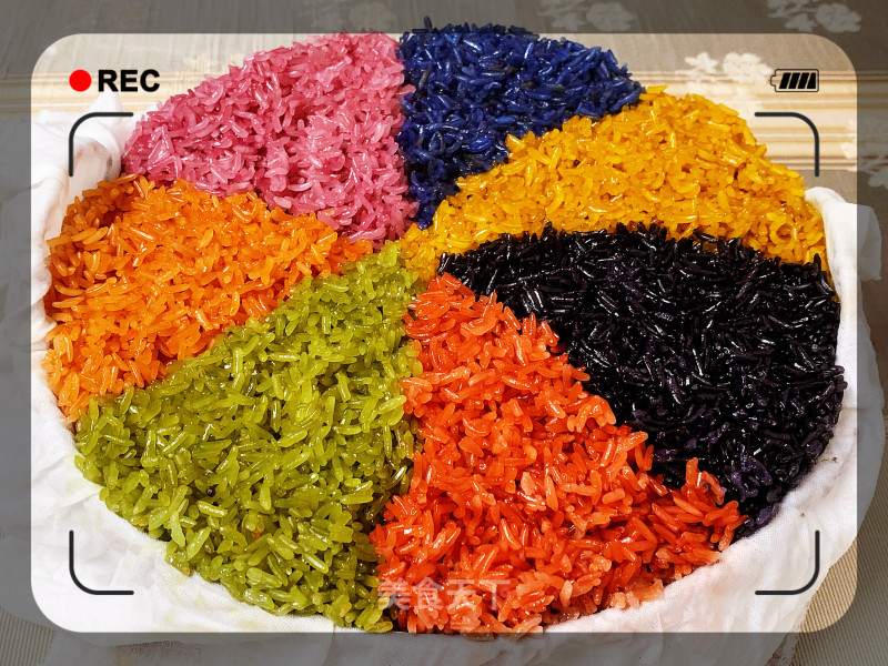An Upgraded Version of Zhuang's Five-color Glutinous Rice-rainbow Glutinous Rice recipe