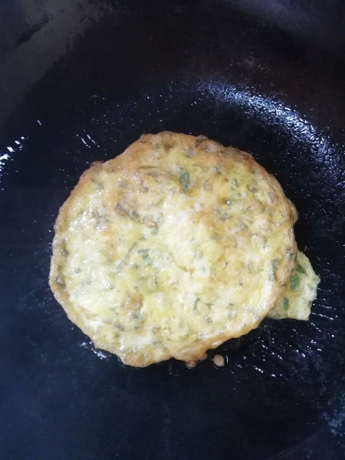 Mint Omelette recipe