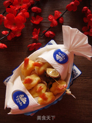 【tianjin】golden Rich Shrimp Balls recipe