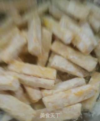 Pumpkin Strips with Egg Yolk recipe
