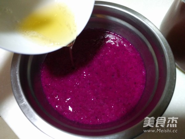 Dragon Fruit Pudding recipe