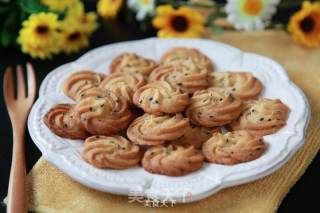 Black Sesame Cookies---crispy and Delicious Afternoon Tea recipe