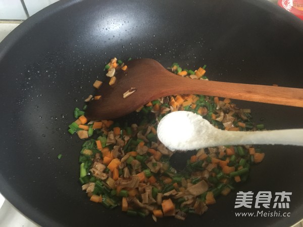 Matsutake Colorful Fried Rice recipe