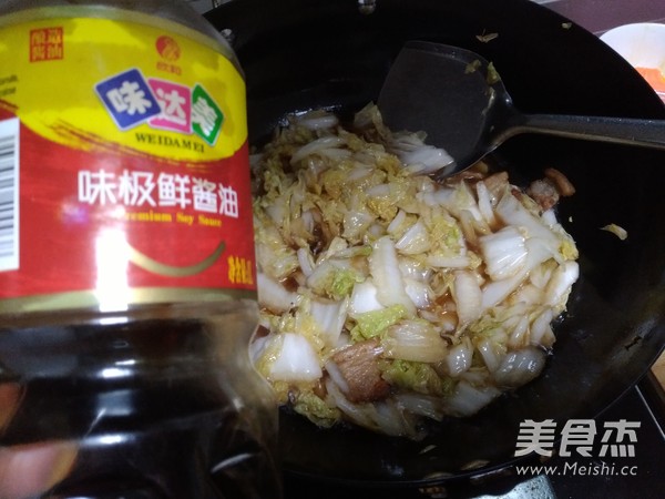 Braised Cabbage with Shrimp recipe