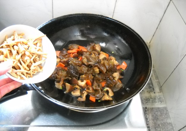 Braised Sanxian with Mushroom and Huangpi Sanxian recipe