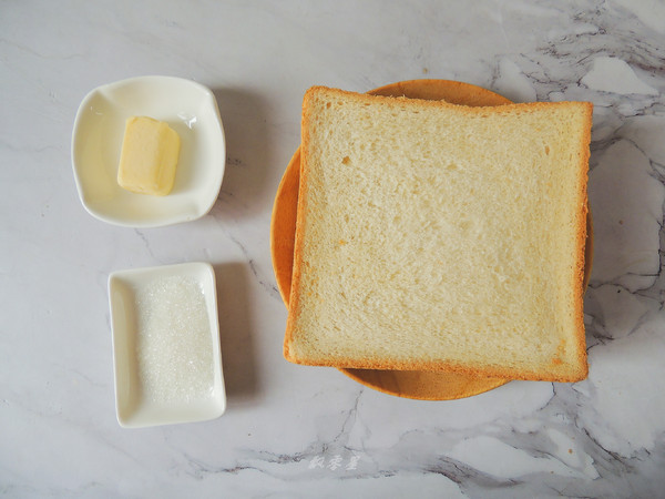 #最美哪中秋味# Thick Sliced Toast with Butter and Sugar recipe