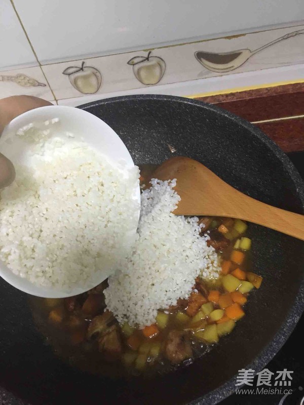 Rice Cooker Ribs Braised Rice recipe