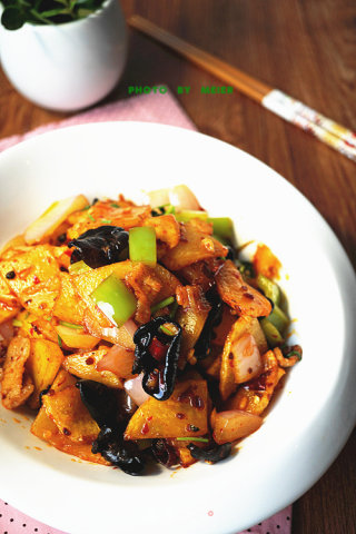【dry Stir-fried Potato Chips】 recipe