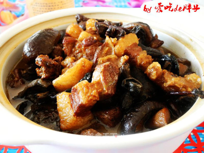 Roast Pork with Mushrooms recipe