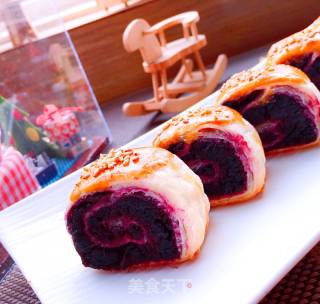 Crispy Purple Sweet Potato Roll recipe