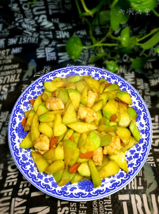 Zucchini Fried Shrimp recipe