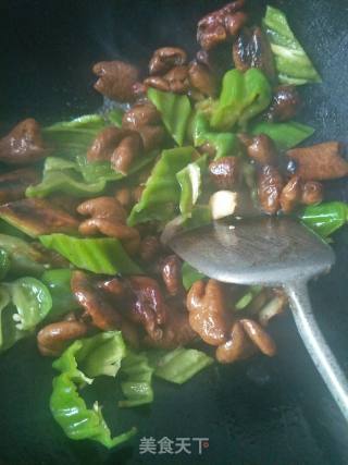 Stir-fried Fat Intestines with Green Peppers recipe