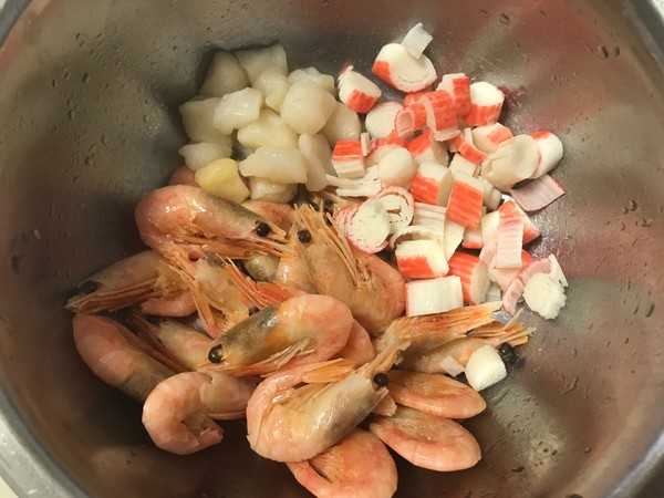 Egg Seafood Soup recipe