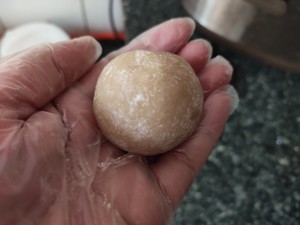 Cantonese-style Egg Yolk Lotus Seed Paste Mooncake 🥮 Contains 50g~125g Pie Crust Filling Ratio 🥮 recipe