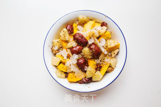 Steamed Osmanthus, Red Dates and Pumpkin recipe