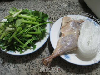 Celery Cured Duck Legs Boiled Vermicelli recipe