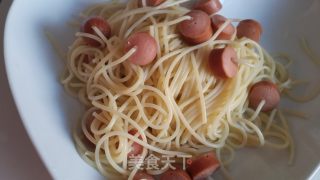 Spaghetti Ham Love recipe