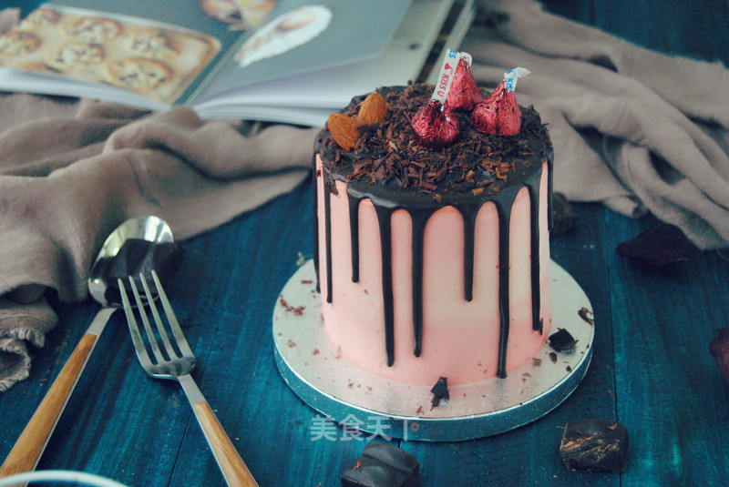 #四session Baking Contest and It's Love to Eat Festival#chocolate Glaze Cream Cake recipe