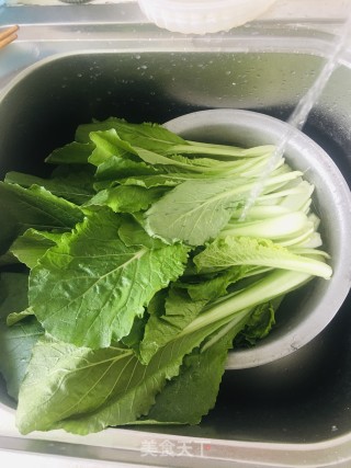 Stir-fried Mustard Greens recipe