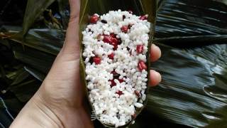 Glutinous Rice Dumplings with Red Dates and Red Beans recipe