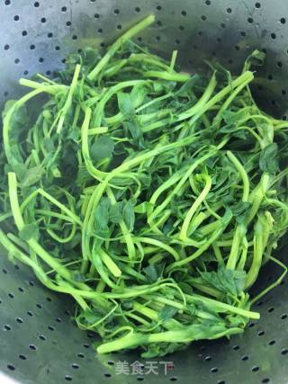 Spring Wild Vegetables: Cold Alfalfa recipe