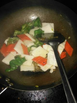 Stir-fried Yam with Vegetables recipe