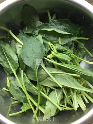 Spinach with Tahini Sauce recipe