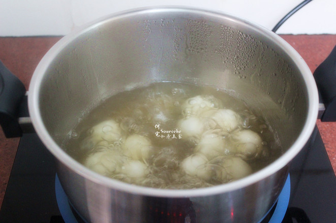 Rose Tea Glutinous Rice Balls recipe