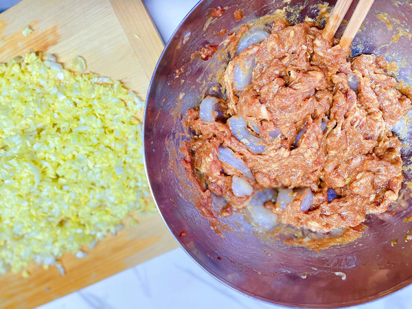 Baby Cabbage Dumplings Stuffed with Pork and Shrimp recipe