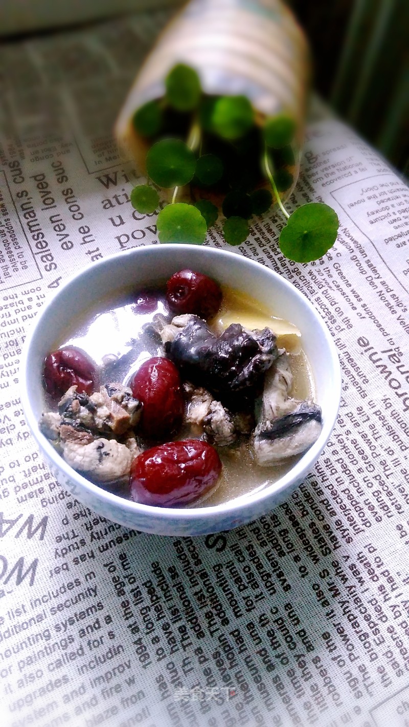 [fancy Food] Braised Black-bone Chicken with Red Dates recipe
