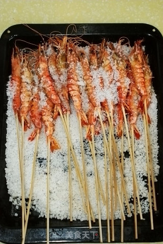 Chinese New Year Family Banquet Festive Hard Dishes Series Three------[oven Salt Baked Shrimp] recipe