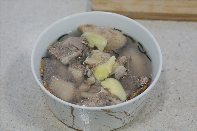 Steamed Duck Soup with Cordyceps recipe