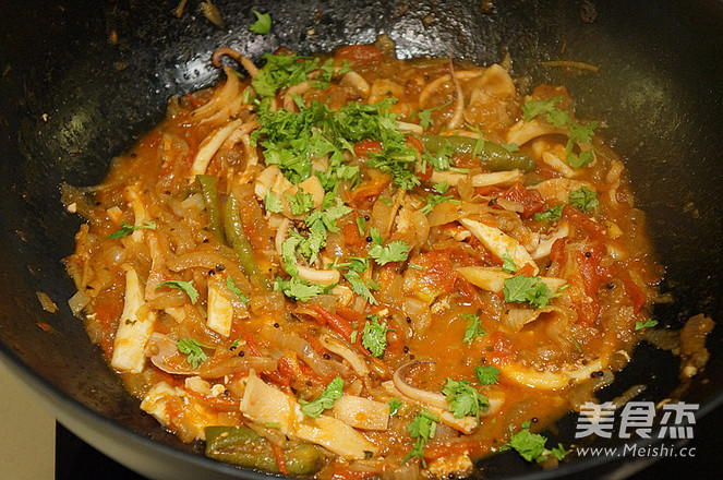 South Indian Style Curry Squid recipe