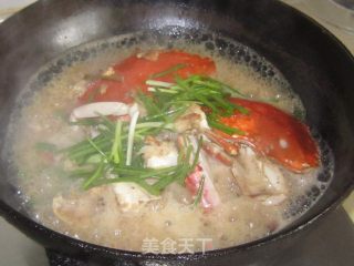 Scallion Ginger Flower Crab recipe