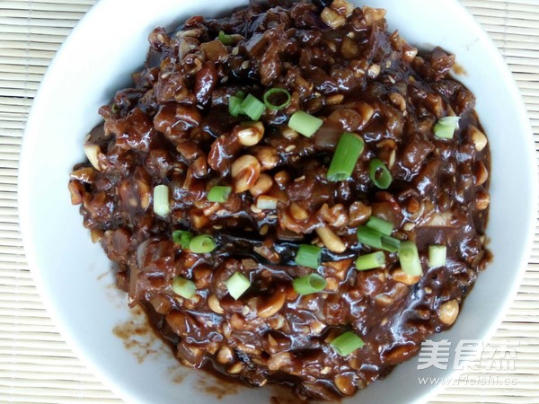 Beef Scallion Nut Sauce recipe