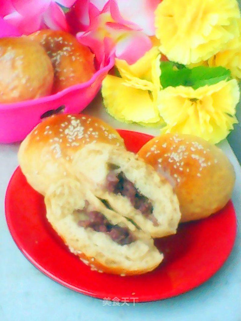 Red Bean Meal Buns recipe