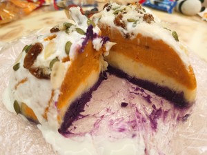 Three-color Mashed Potato Cake recipe