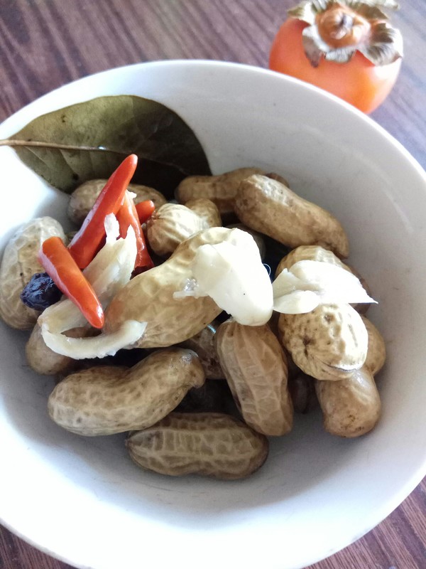 Garlic Peanuts recipe