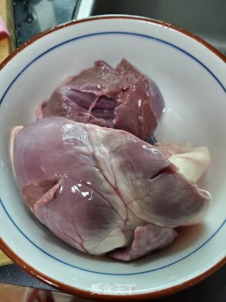 White Cut Pig Heart recipe