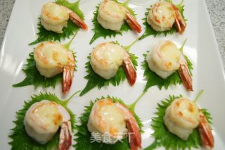 [momo New Year's Eve Dishes] Auspicious Ruyi Cheese Potato Grilled Prawns recipe